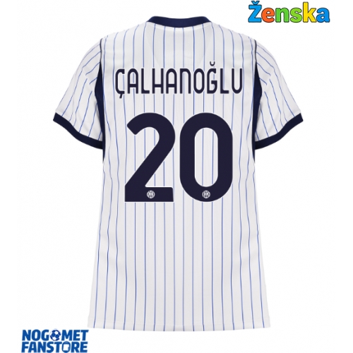 Inter Milan Hakan Calhanoglu #20 Gostujuci Dres za Ženska 2026-27 Kratak Rukav
